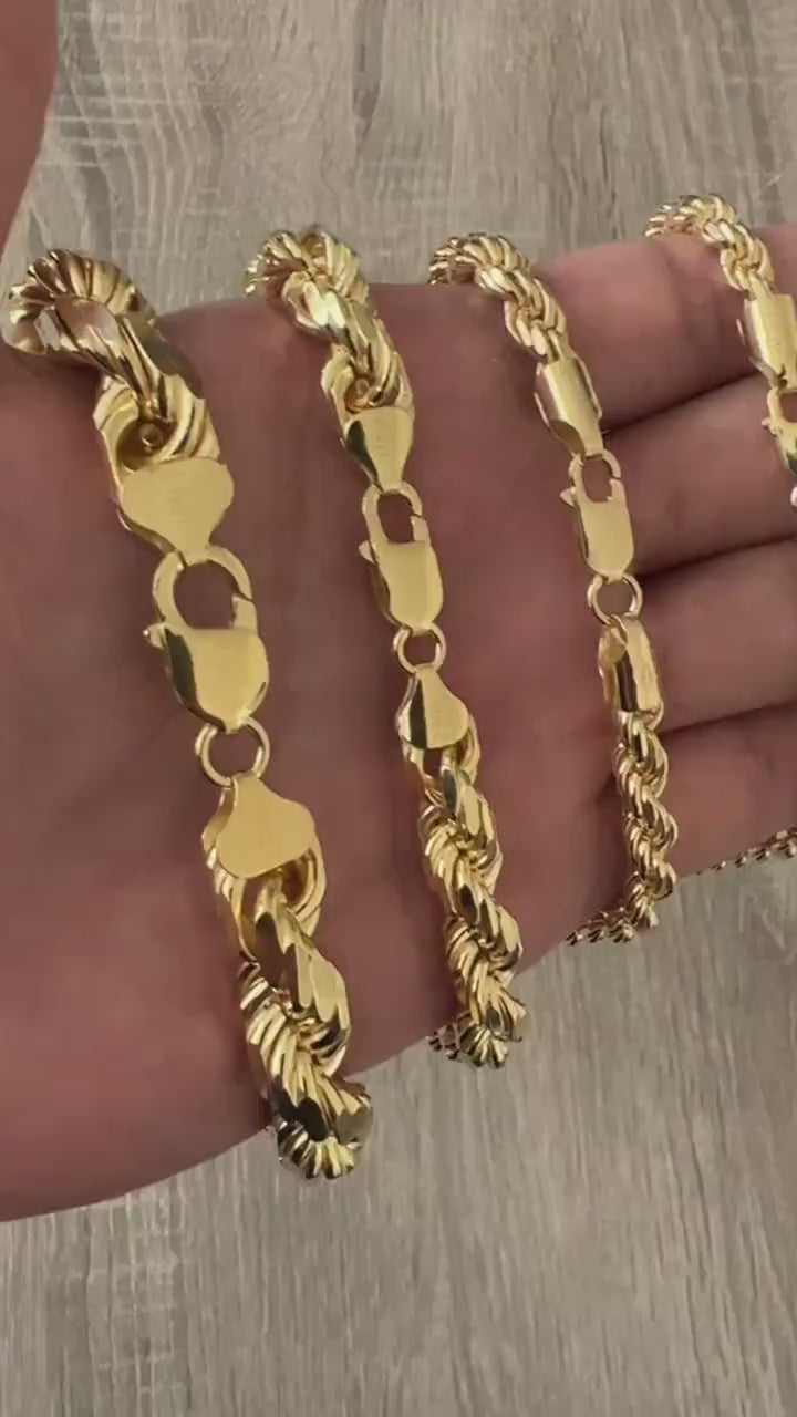 Gold Chain for Men Gold Necklace 2.5mm Mens Gold Chain Gold