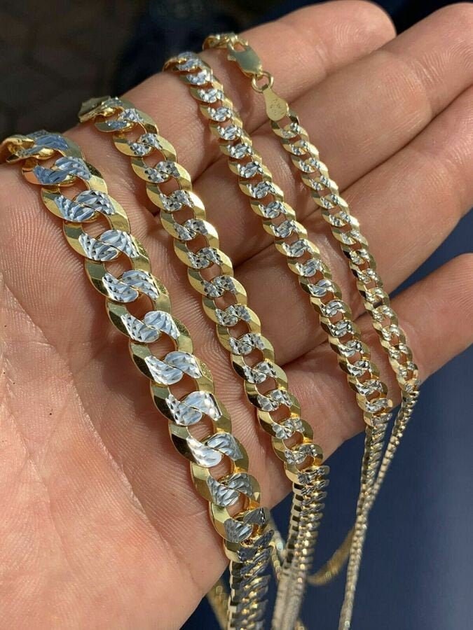 Gold and Silver Necklace Tone