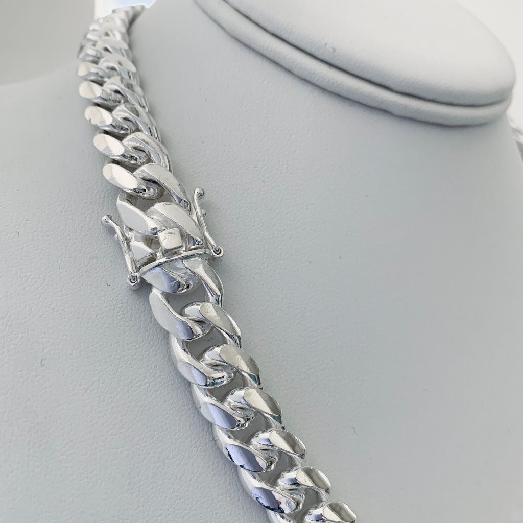 Cuban Chain, Silver necklace for men, silver necklace 925, Non tarnish  necklace, silver 925