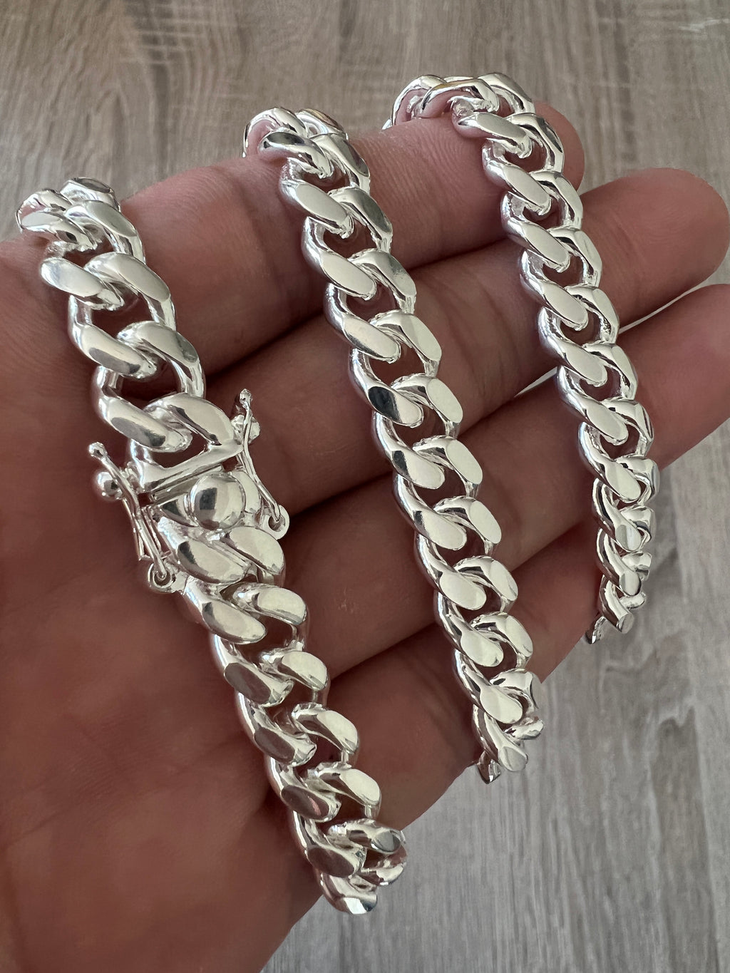 Men's Heavy Cuban Chain Link Bracelet