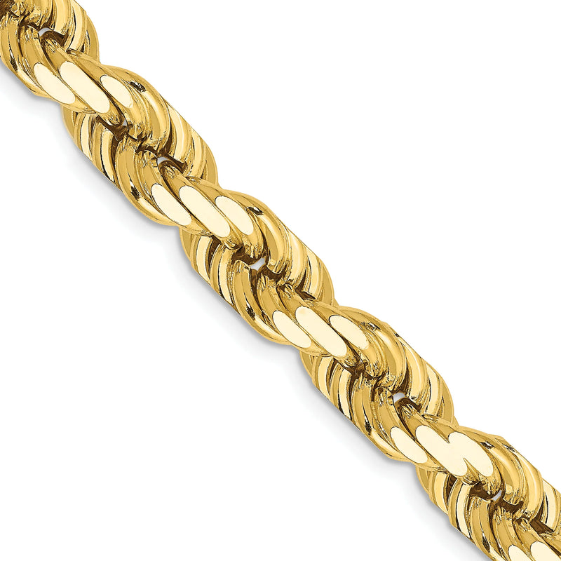 14K 8MM GOLD VERMEIL ROPE CHAIN DC