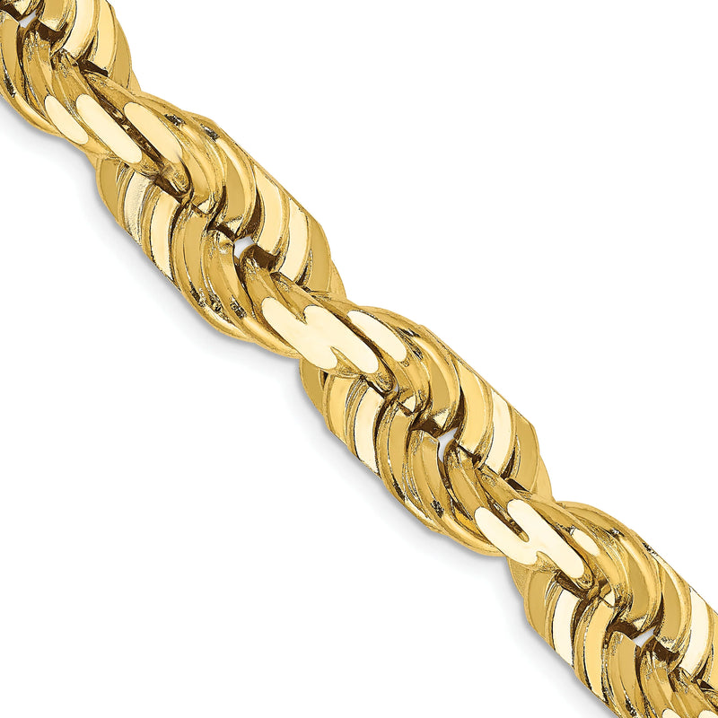14K 11MM GOLD VERMEIL ROPE CHAIN DC