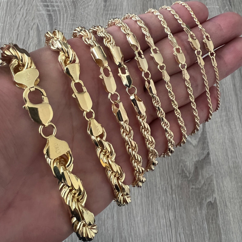 ROPE 14K GOLD VERMEIL CHAIN