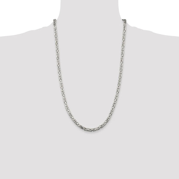 4MM BYZANTINE 925 CHAIN