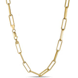 7mm Paperclip 14K Gold Chain