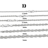 Rope 925 Necklace DC