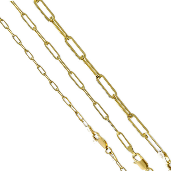 Paperclip 14K Gold Chain