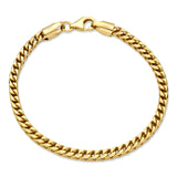 FRANCO 14K GOLD 925 BRACELET DC