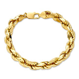 Rope 14K Gold Bracelet