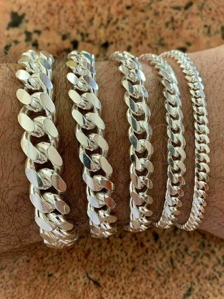 Silver Miami deals Cuban Link Bracelet