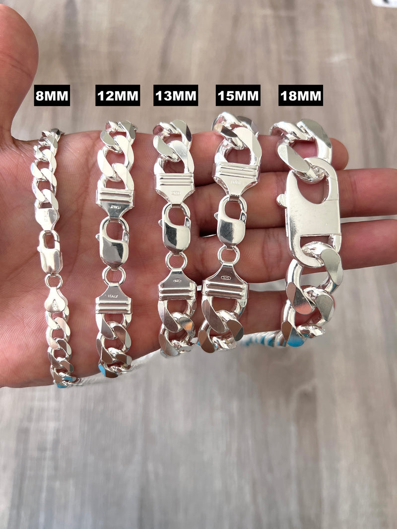 Men's Sterling Silver Rope Chain Bracelet - Jewelry1000.com | Mens silver  jewelry, Mens silver necklace, Mens bracelet silver